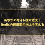 あなたのサイトは大丈夫?Redisの速度面の向上を考える