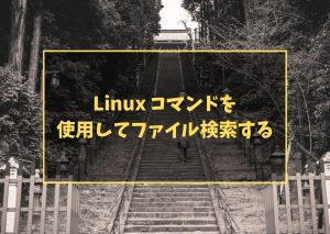 Linux コマンドを使用してファイル検索する